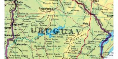 Bản đồ của Uruguay