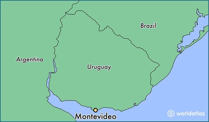 Bản đồ của montevideo U