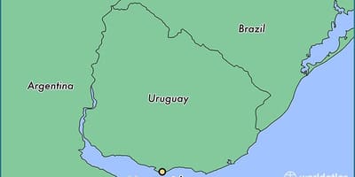 Bản đồ của montevideo U