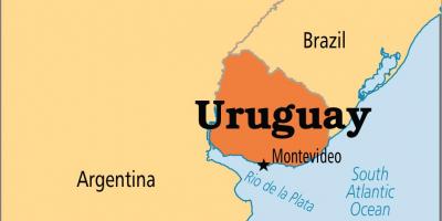 Uruguay vốn bản đồ