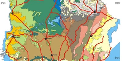 Bản đồ của Uruguay khí hậu 